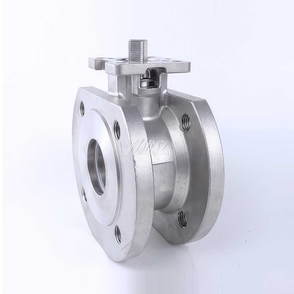 YOULI High Temperature ANSI 150lb Jis 10k Pn16 304 316 WCB Stainless Steel  Flange Manual Italy-type Thin Wafer Ball Valve