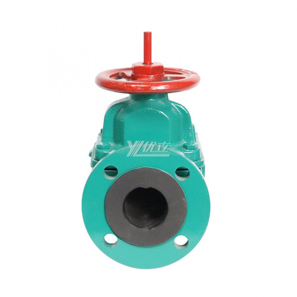 YOULI Stainless Steel BS ANSI 150LB 300LB 304 316 JIS 10K-20K 1.6mp WCB Manual Rubber Lined Flange Diaphragm Valve