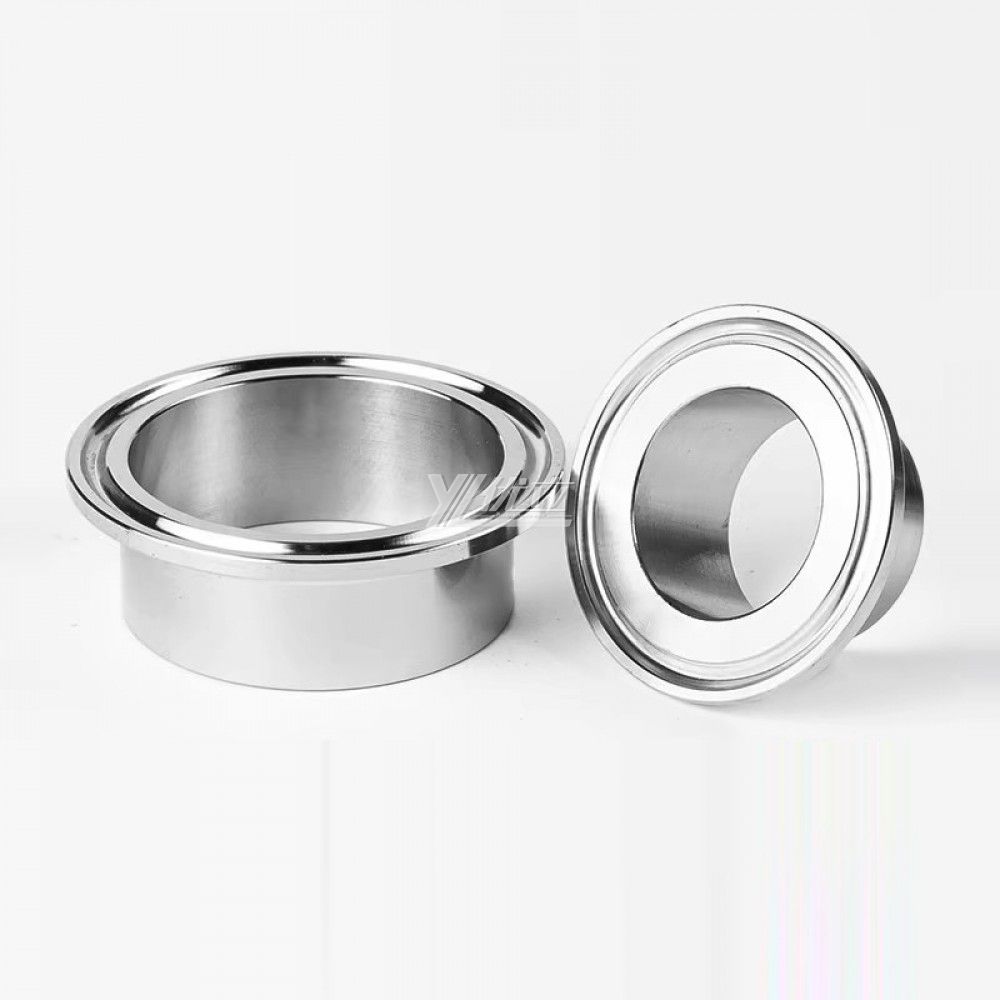 YOULI Best-in-Class Hygienic Food Grade Sanitary Stainless Steel 304 316L SMS 1.5 Inch Pipe Weld L=21.5MM Tri Clamp Ferrule