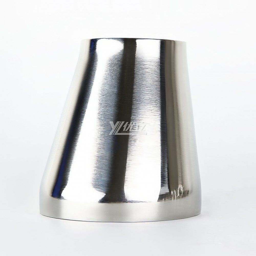 YOULI Hygienic Food Grade Sanitary Stainless Steel 304 SS316L 3A SMS DIN ISO Welded Pipe Fitting Eccentric Welded Reducer