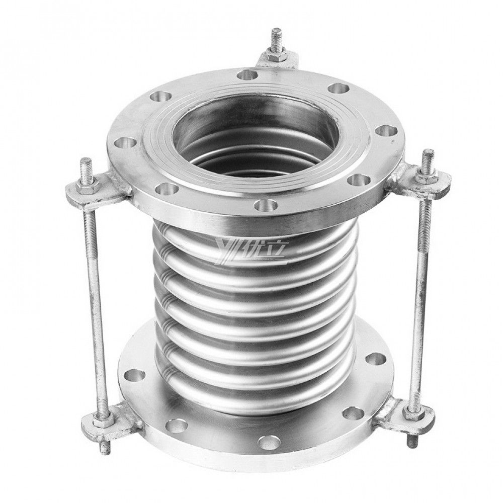 YOULI Stainless Steel 304 SS316L JIS10K ANSI150LB PN10-16 Metal Flexible Joint Sylphon Bellows Flange Corrugated Compensator