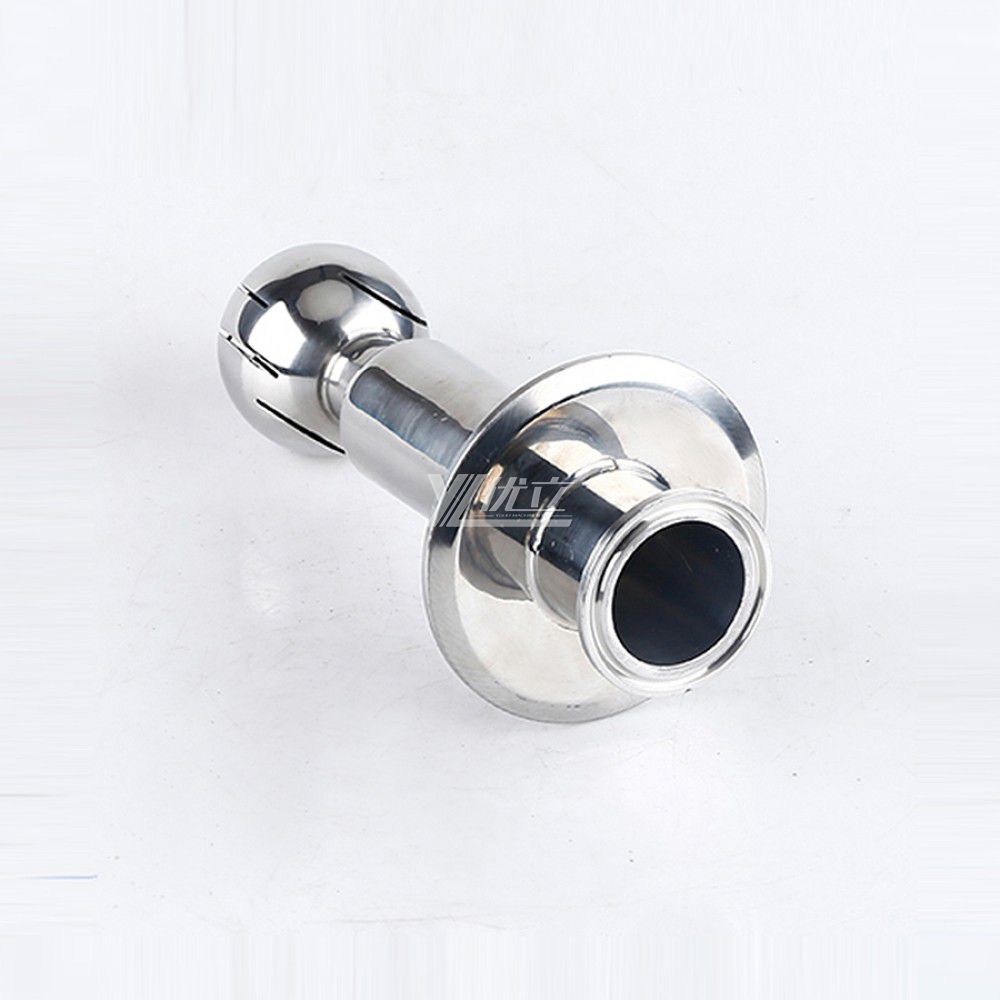 YOULI Food Grade Sanitary CIP Bolted Tank Cleaning Stainless Steel 304 SS316L Double Clamped Nozzle Rotary Cleaning Spray Ball