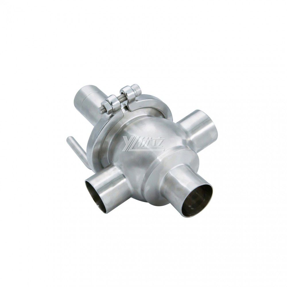 YOULI Best-in-Class Hygienic Food Grade Sanitary Stainless Steel 304 316L Manual T Type Welded Cut-off Globe Stop Valve