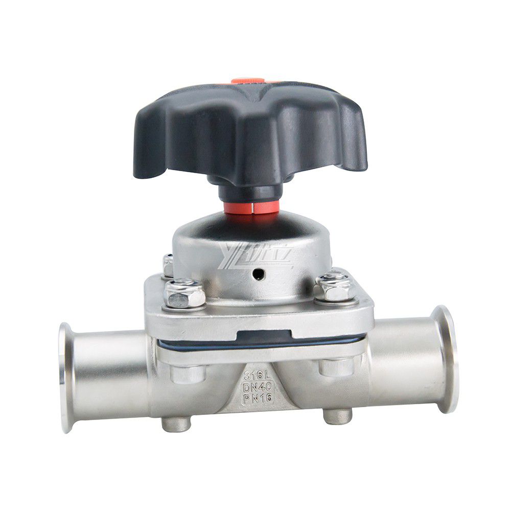 Stainless Steel Sanitary Manual Diaphragm Membrane Valve