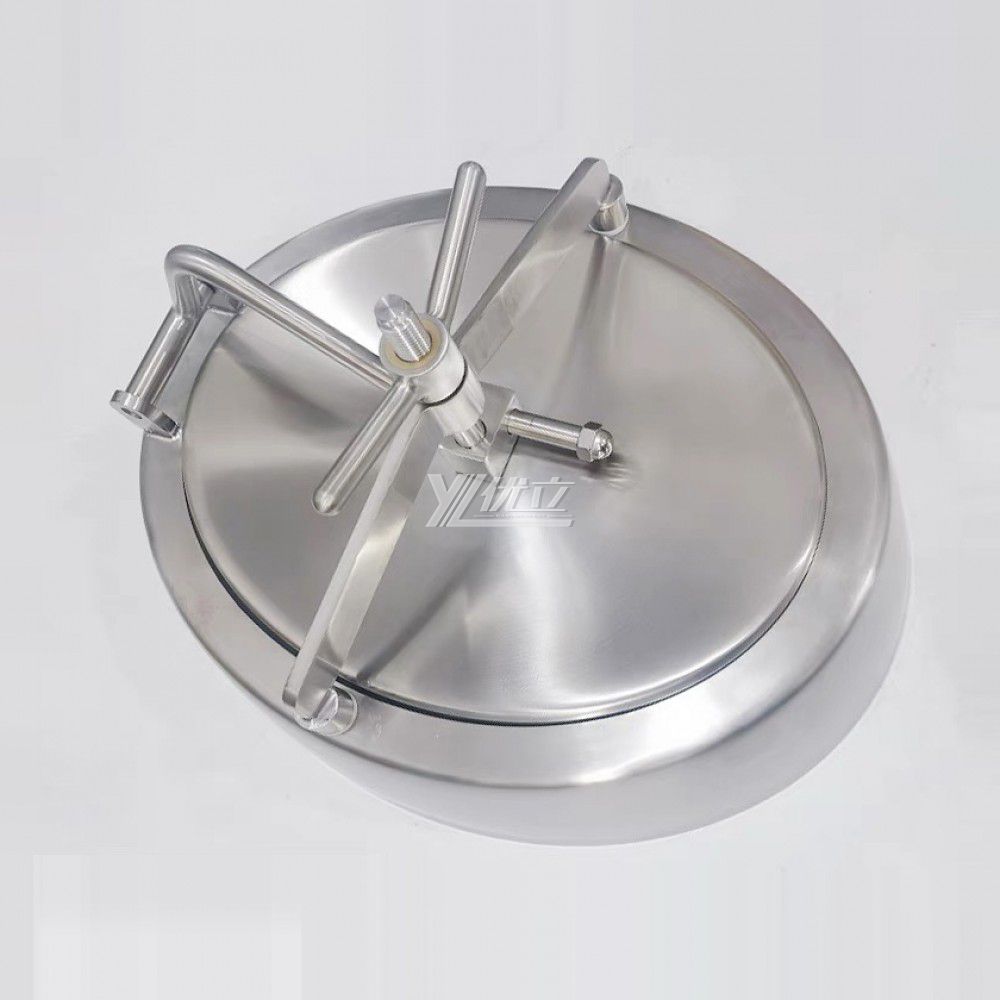 YOULI Best-in-Class Hygienic Food Grade SS 304 316L Stainless Steel Tanks Sanitary Oval Inward Flared Elliptical Manhole