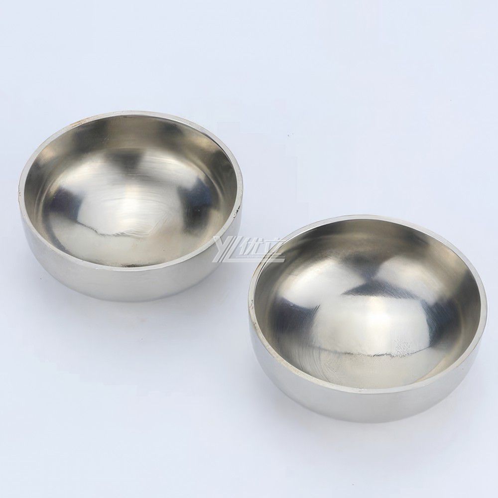 YOULI Hygienic Food Grade Sanitary Stainless Steel 304 SS316L 3A SMS DIN ISO Pipe Fitting Oval End Head