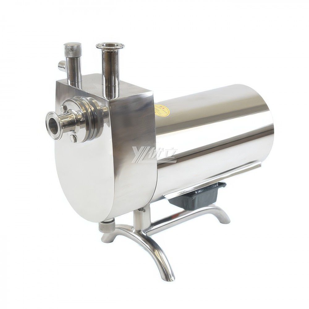 YOULI ZXB Hygienic Food Grade Stainless Steel 304 316L CIP clear Return Transfer Tri Clamp Sanitary  CIP-Self Priming Pump