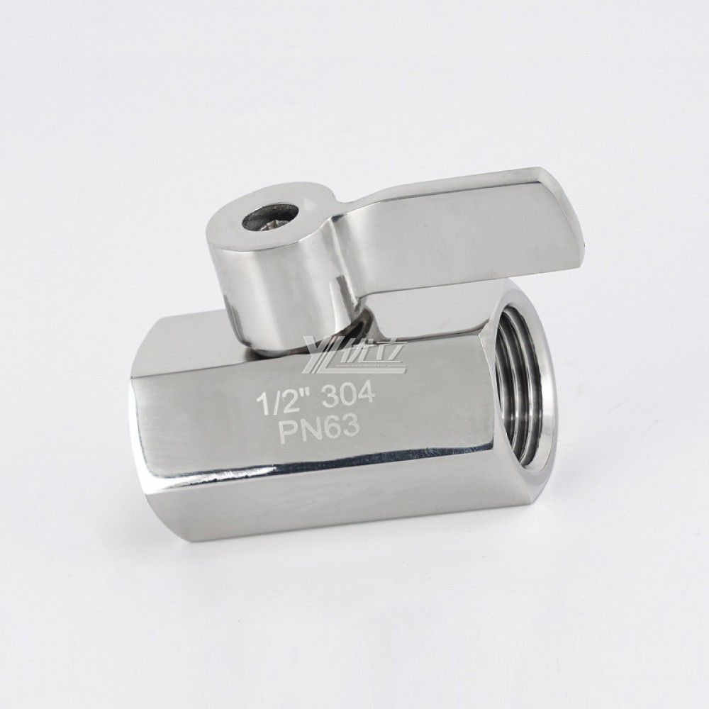 YOULI Stainless Steel NPT BSP 1000WOG PN64 304 316 3/8" 1/2" 1/4" Manual Female Thread Mini Ball Valve