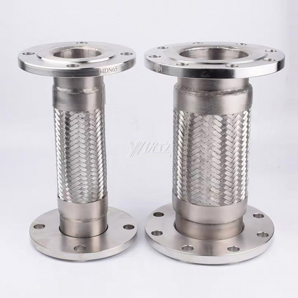 YOULI Stainless Steel 304 SS316L JIS10K ANSI150LB PN10-16 Flange Metal Flexible Joint