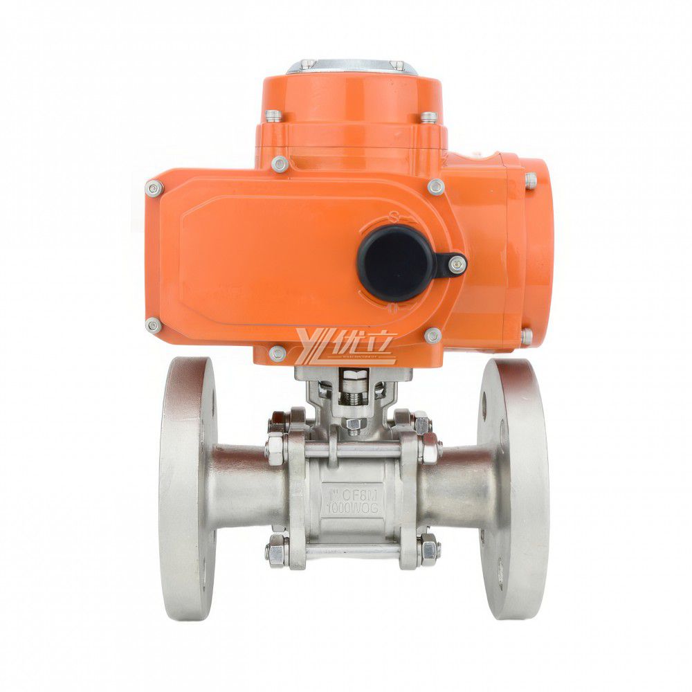 YOULI High Temperature NPT BSP 1.6mpa Stainless Steel 304 316 Motorized AC220V Electric Actuator 3 Piece Thread Ball Valve