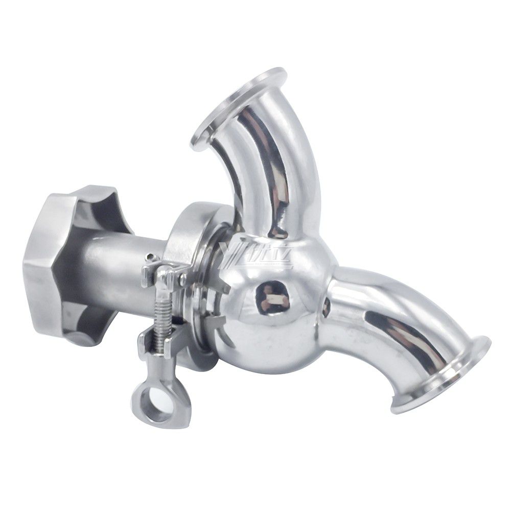 Mannual Tri-Clamp Flow Regulating Valves with Stainless Steel Clamp