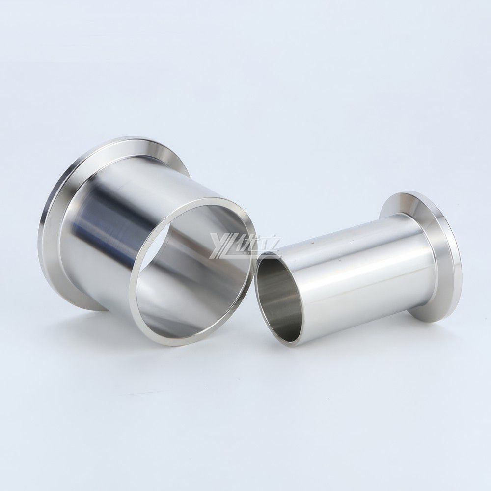 YOULI Hygienic Food Grade Sanitary Stainless Steel 304 316L KF KF25 KF40 KF50 Pipe Weld Tri Clamp Vacuum Ferrule