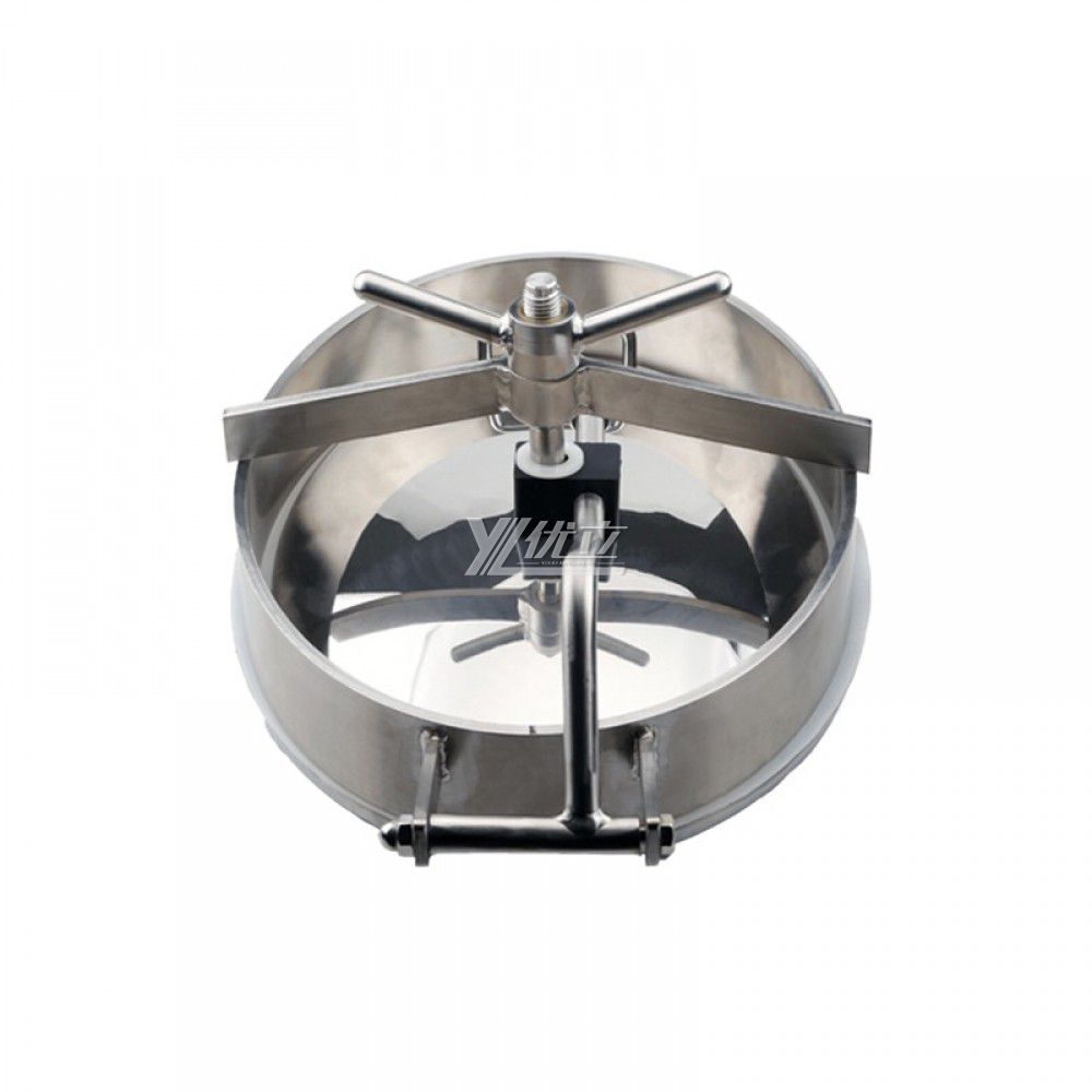 YOULI Best-in-Class Hygienic Food Grade SS 304 316L Stainless Steel Pressure Tanks Sanitary Oval Inward Elliptical Manhole