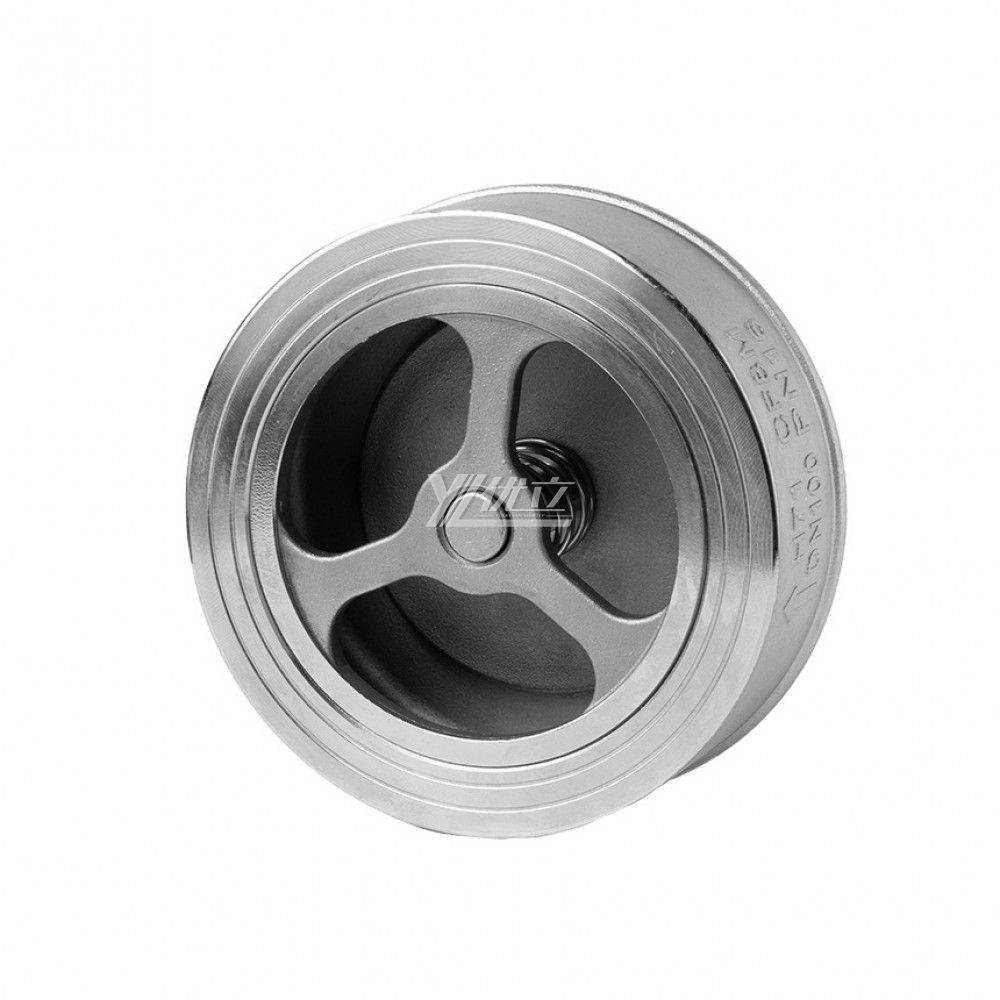 YOULI High Temperature Steam ANSI 150LB Stainless Steel 304 316 JIS 10K 1.6mpa NRV Non-return Wafer Type Check Valve