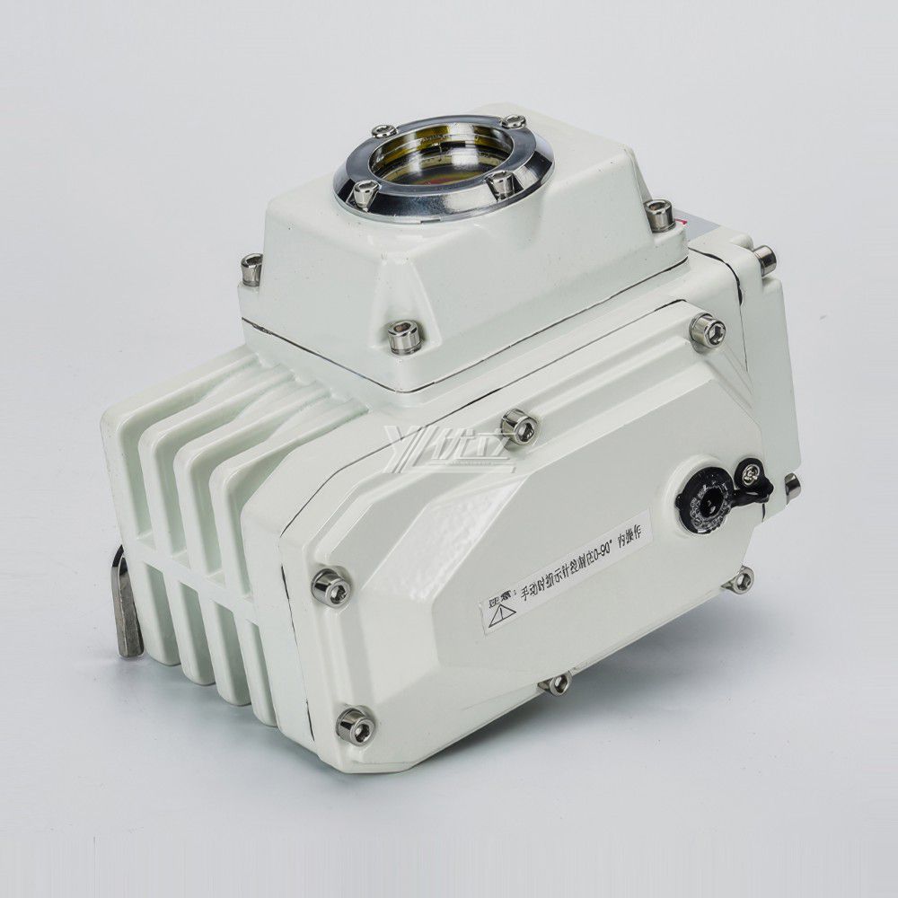 YOULI Customized DC24V AC220V 90° 180° Large Torque Ip67 On/off Use Regulating 4-20mA with Feedback Motorized Electric Motor Actuator
