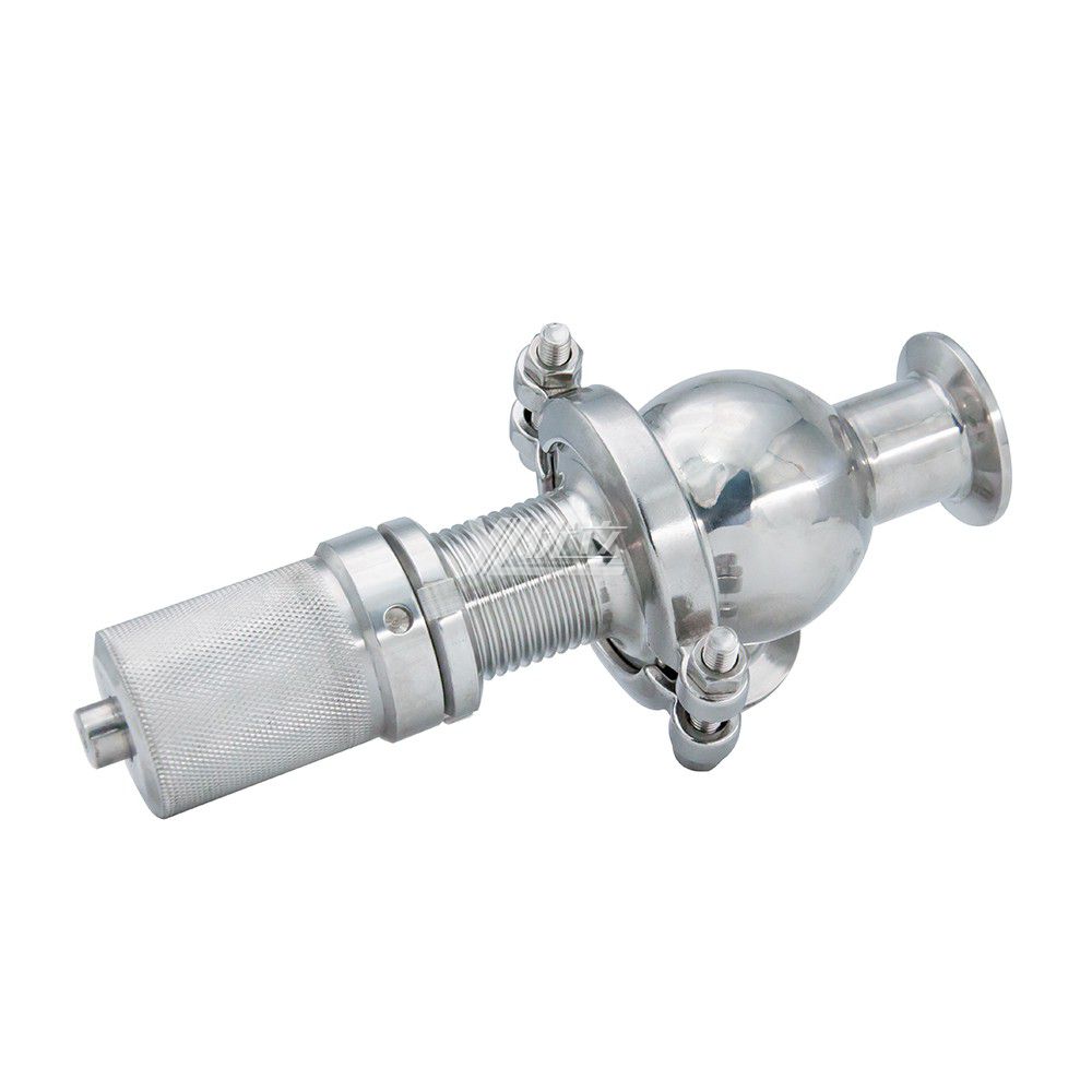 YOULI Best-in-Class A81X-1 Hygienic Food Grade Sanitary Stainless Steel 304 316L Adjustable Tri Clamped Sanitary Safety Valve