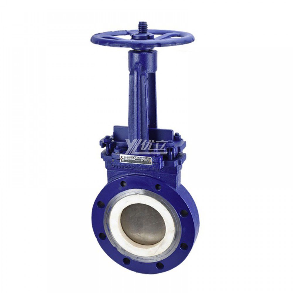 YOULI High Temperature ANSI 150LB Stainless Steel 304 316 JIS 10K 1.6mpa WCB Manual Ceramic Flanged Knife Gate Valve