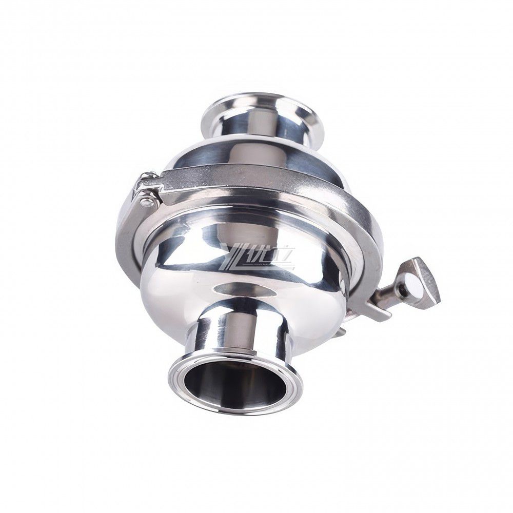 YOULI Hygienic Food Grade SS 304 316L Stainless Steel Milk Beer Honey Sanitary Ball Type Tri Clamped Strainer  Filter