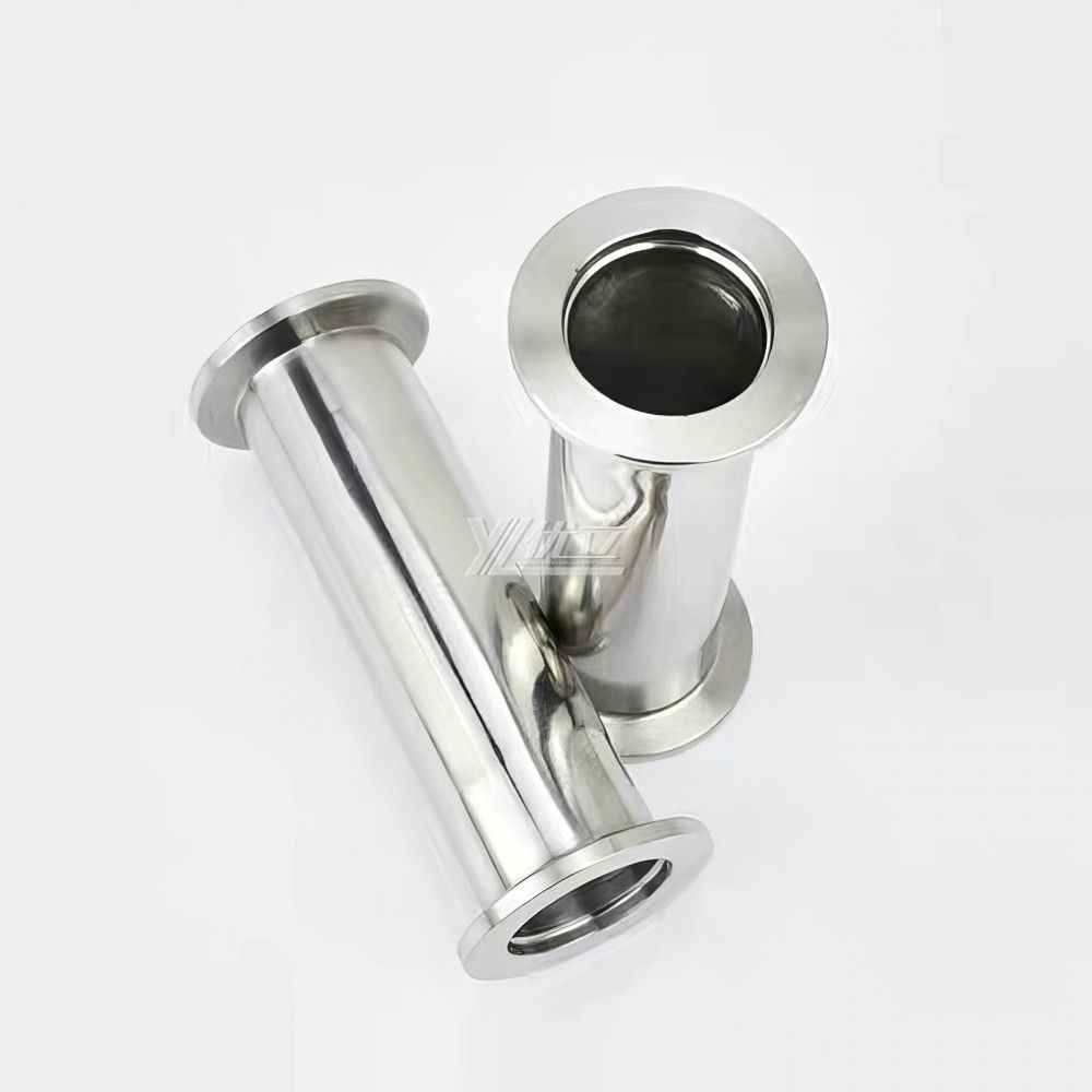 YOULI Food Grade Sanitary Stainless Steel 304 SS316L KF16 KF25 KF40 100-4000mm Tri-clamp Pipe Fitting Vacuum Straight Fittings