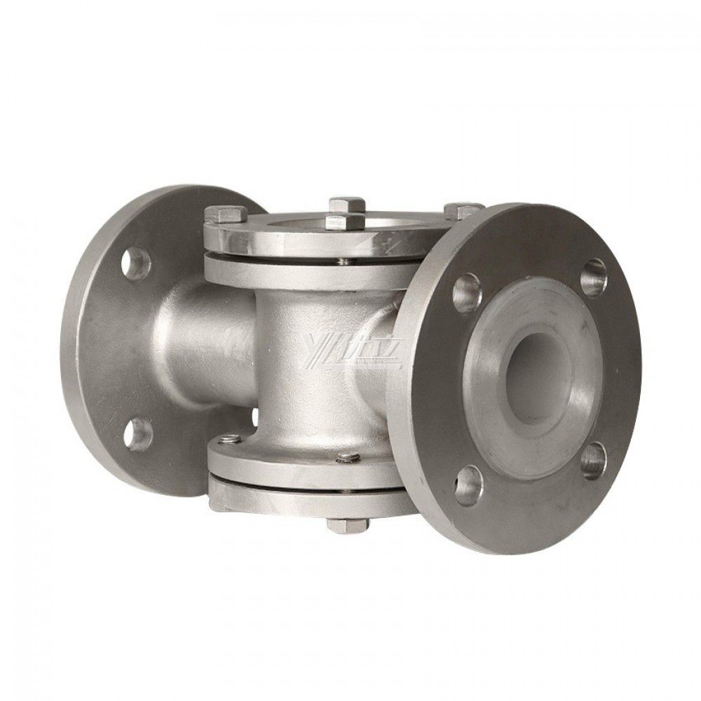 YOULI ANSI 150LB 304 316 Stainless Steel Ss JIS 10K 1.6mpa WCB  Fluorine Lined F46 Four Way Flange Mirror Sight Glass