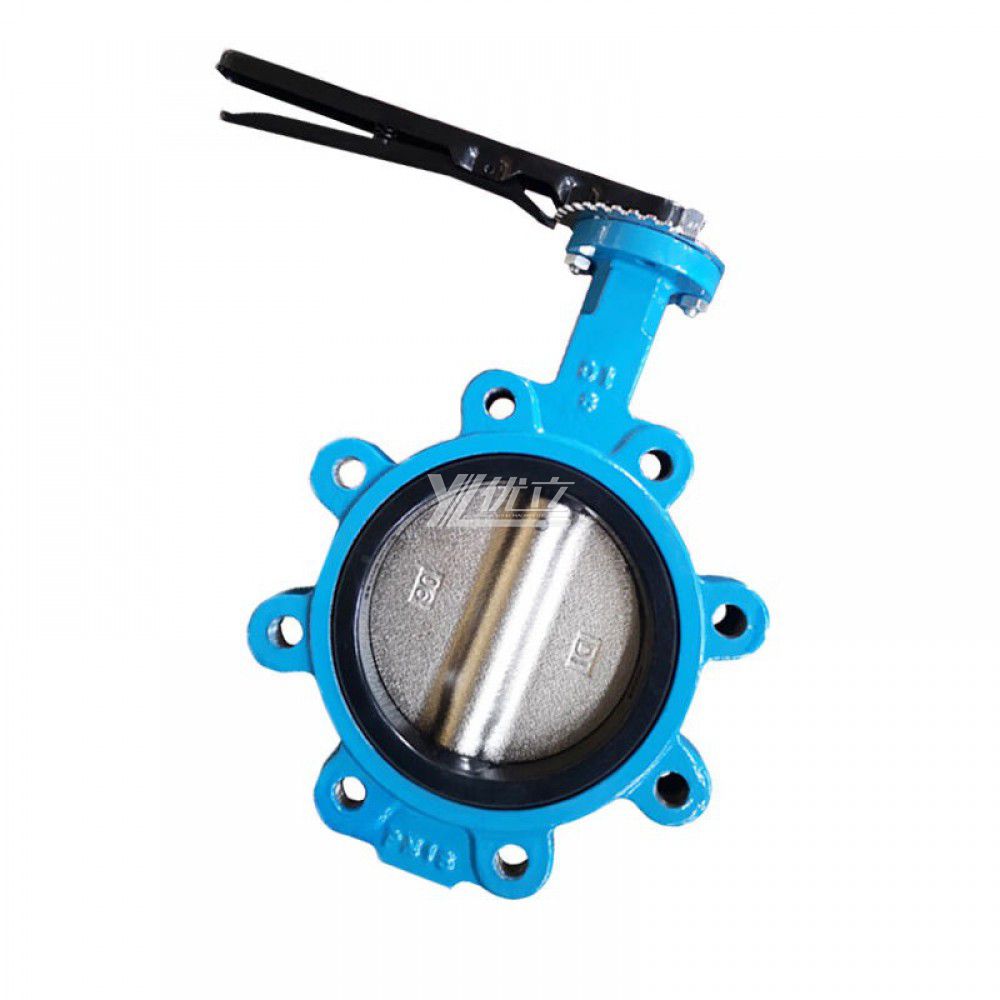 YOULI Stainless Steel ANSI 150LB 304 316 JIS 10K Pn10-16 Cast Iron PTFE EPDM Soft Sealing Water Manual Wafer Lug Butterfly Valve