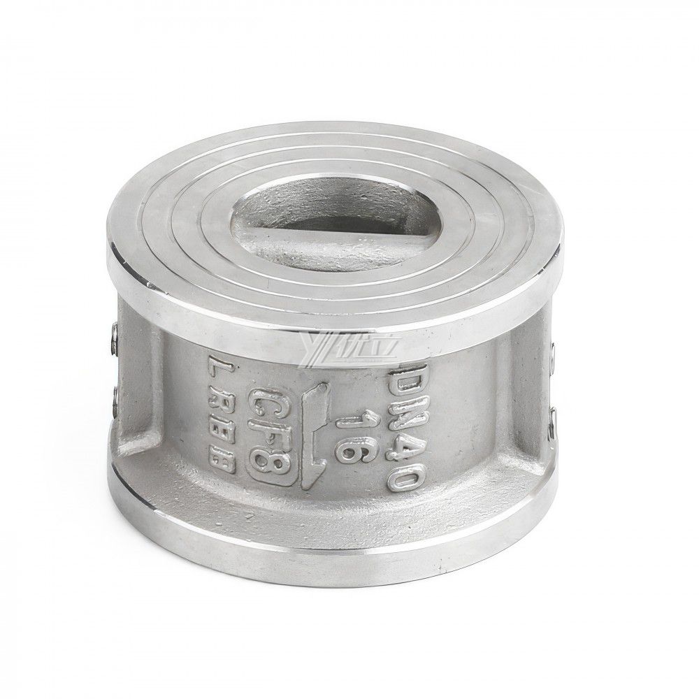 YOULI Vertical or Horizontal H77X H76W ANSI 150LB Stainless Steel 304 316 JIS 10K 1.6mpa WCB Butterfly Type Wafer Check Valve