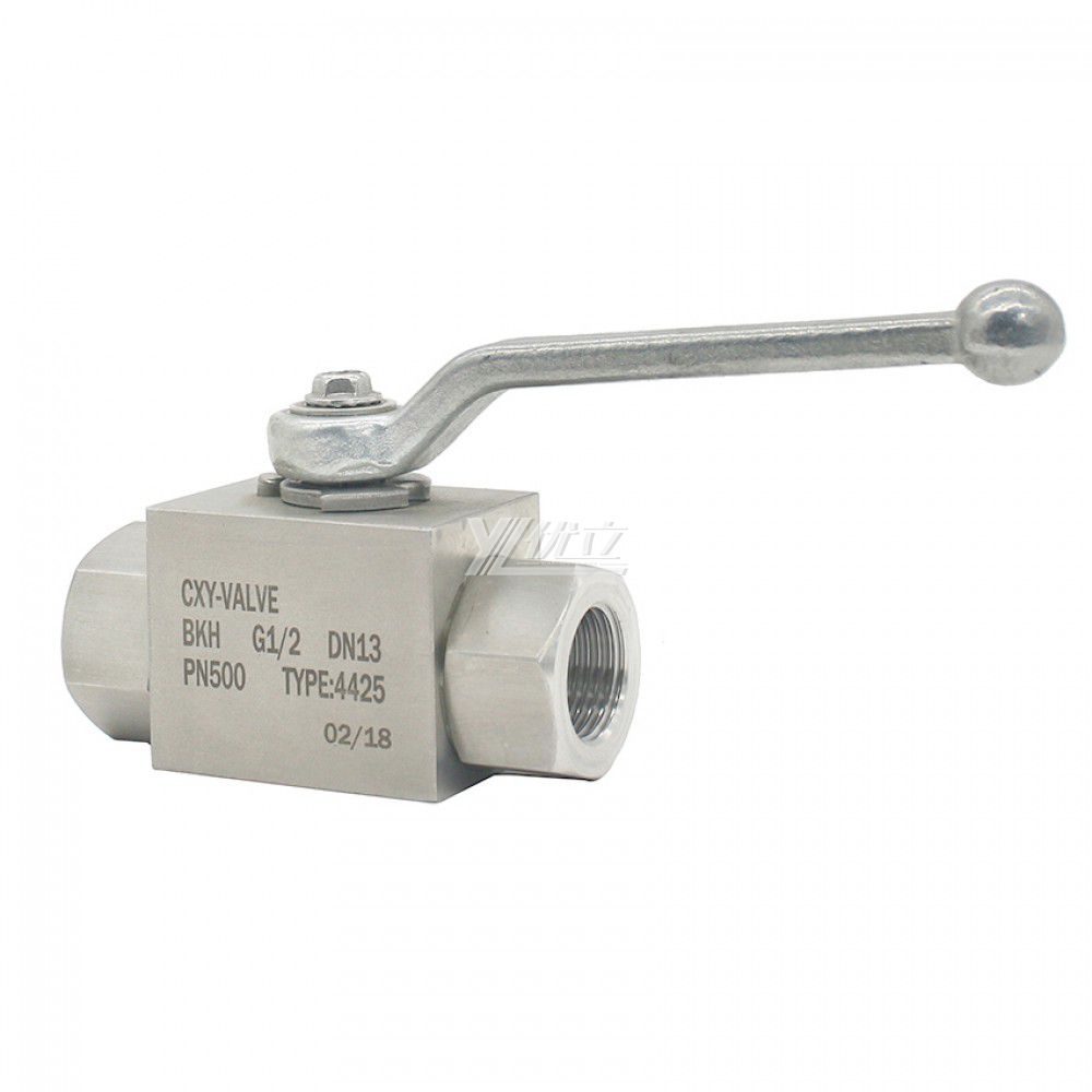 YOULI Hydraulic Pressure NPT BSP 6000psi PN320-500 Stainless Steel 304 316 WCB KHB High Pressure 2 Way  Female Thread Ball Valve