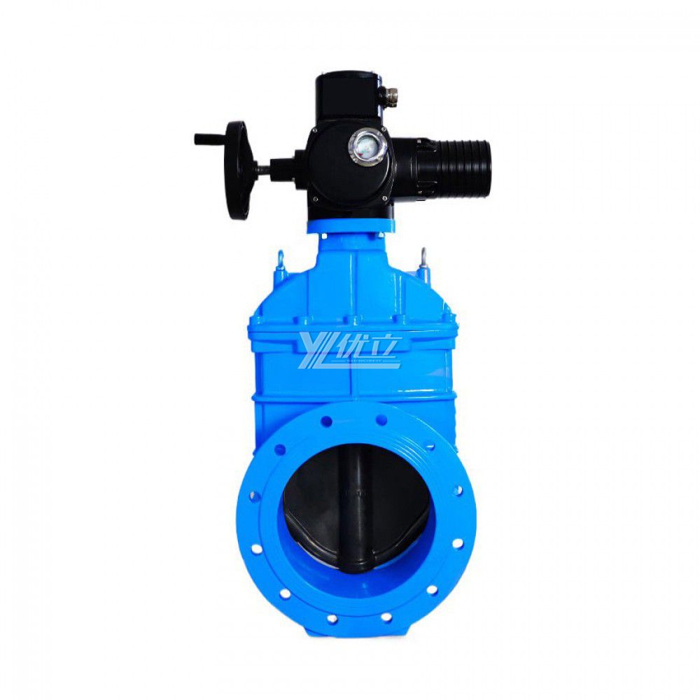 YOULI ANSI 150LB 304 316 Stainless Steel Cast Iron Water Soft Seal  1.6mpa Motorized AC380V Electric Flanged Gate Valve