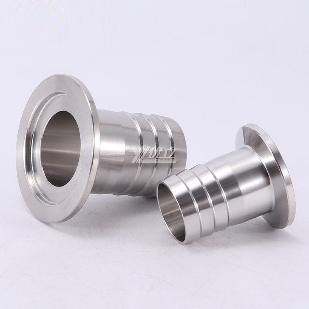 YOULI Best-in-Class Hygienic Food Grade Sanitary Stainless Steel 304 316L KF Clamped Vacuum Ferrule Hose Adapter