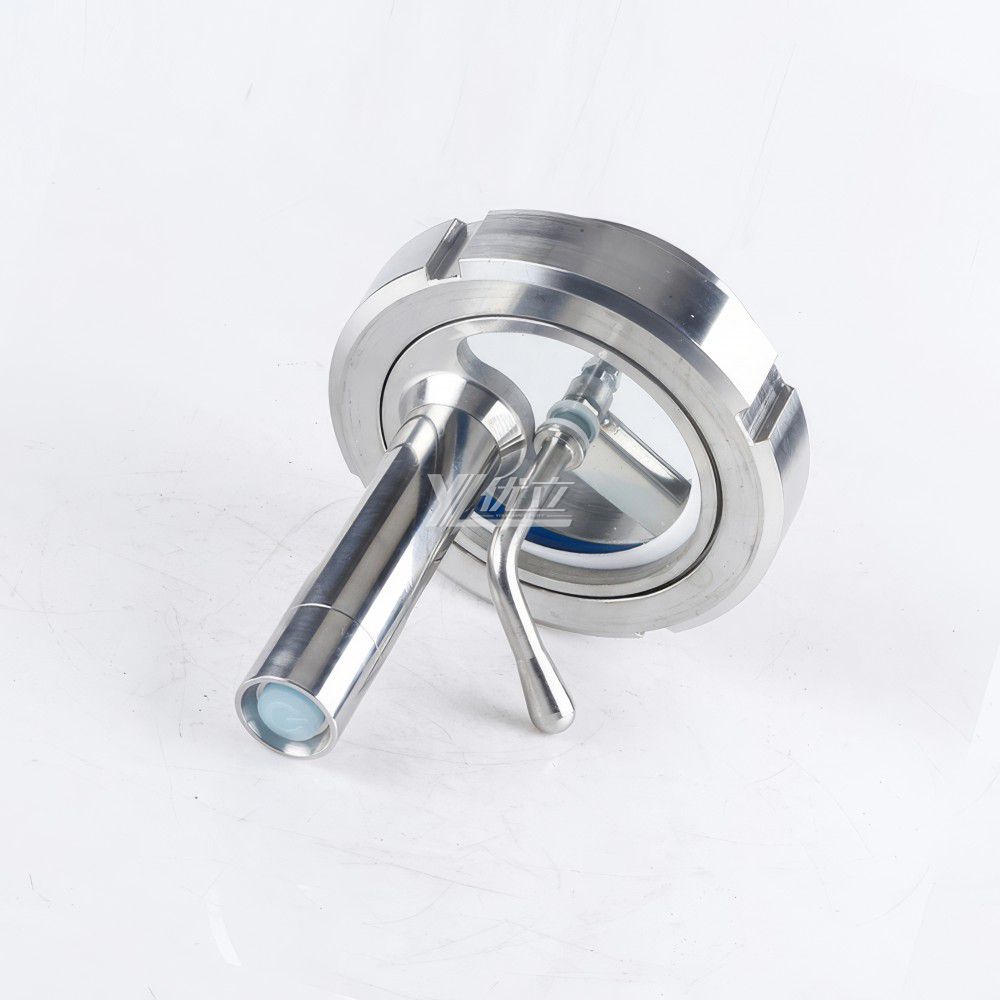 YOULI Best-in-Class Hygienic Food Grade Sanitary Stainless Steel 304 316L SMS With Wiper LED Union Sight Glass