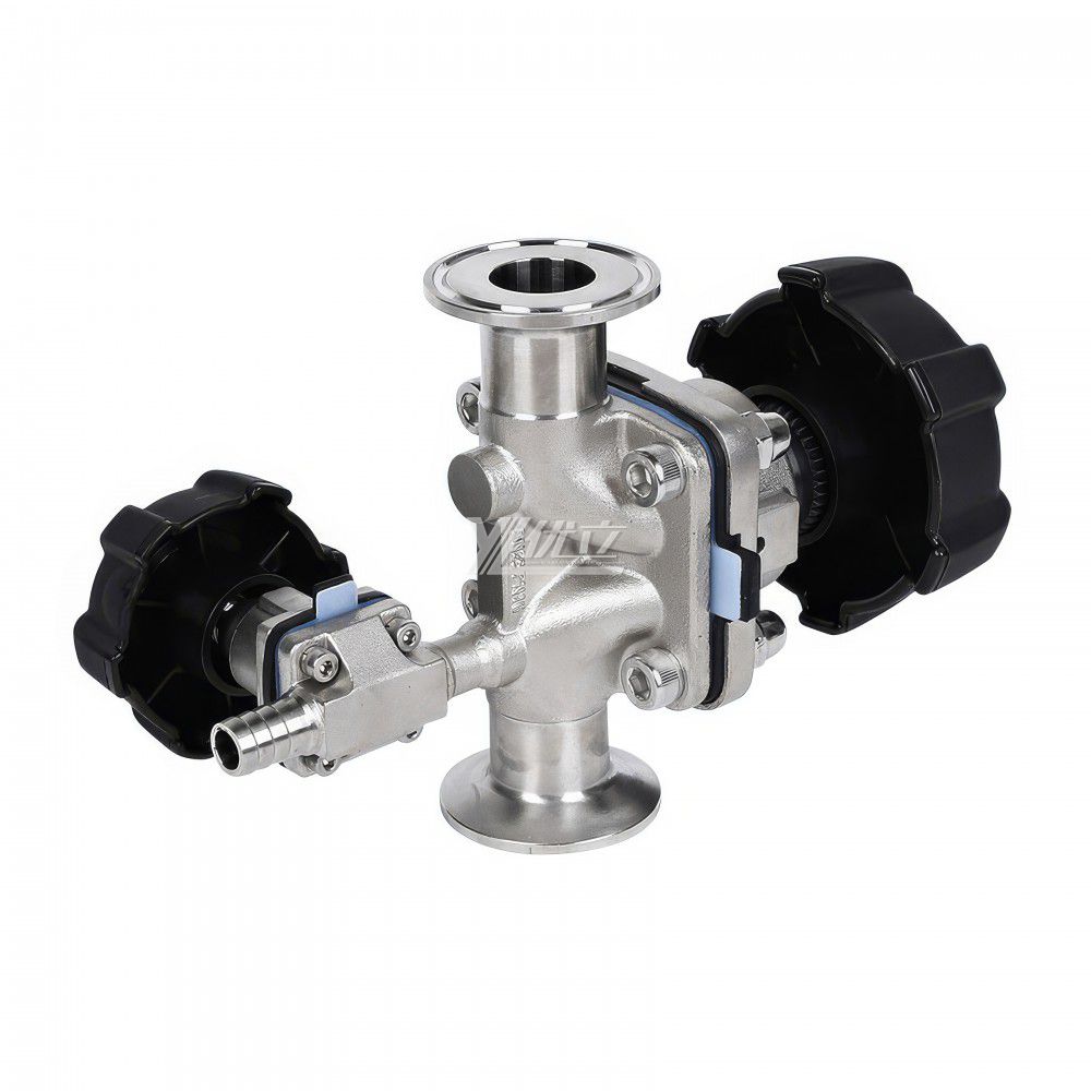 YOULI Hygienic Food Grade Sanitary Stainless Steel Pharmaceutical Biological Dairy Beverages 316L Diaphragm Sample Valve