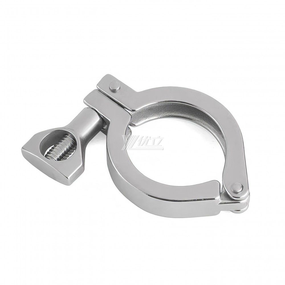 YOULI Hygienic Food Grade Sanitary Stainless Steel 304 SS316L DIN SMS 3A Tri-clamp Pipe Fitting Single Pin Clamp