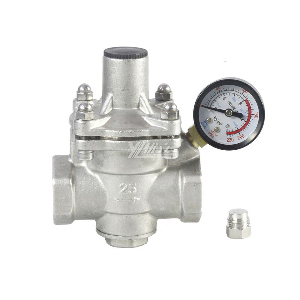 YOULI YZ11X Pressure Gage NPT BSP Pn16 304 316 Stainless Steel Water Branch Membrane Type Female Threaded Pressure Relief Valve