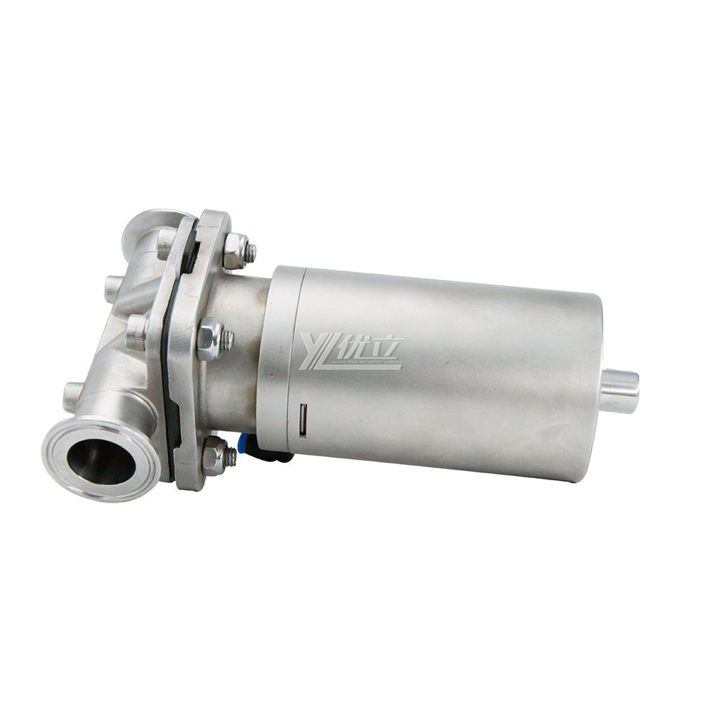 YOULI Hygienic Food Grade Sanitary all Stainless Steel 316L Pharmaceutical Biological Membrane  Pneumatic Diaphragm Valve