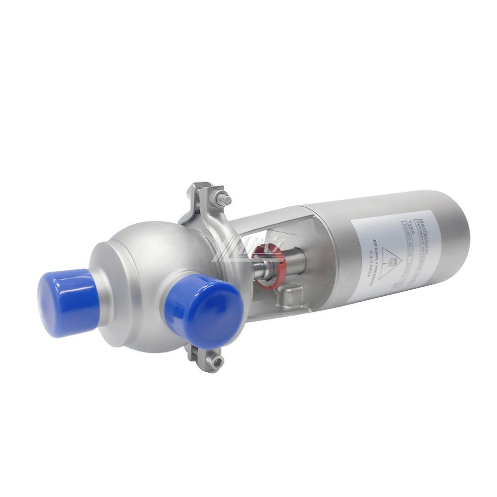 2" 50.8mm Stainless Steel Hygienic Single Seat Pneumatic Diversion Valve