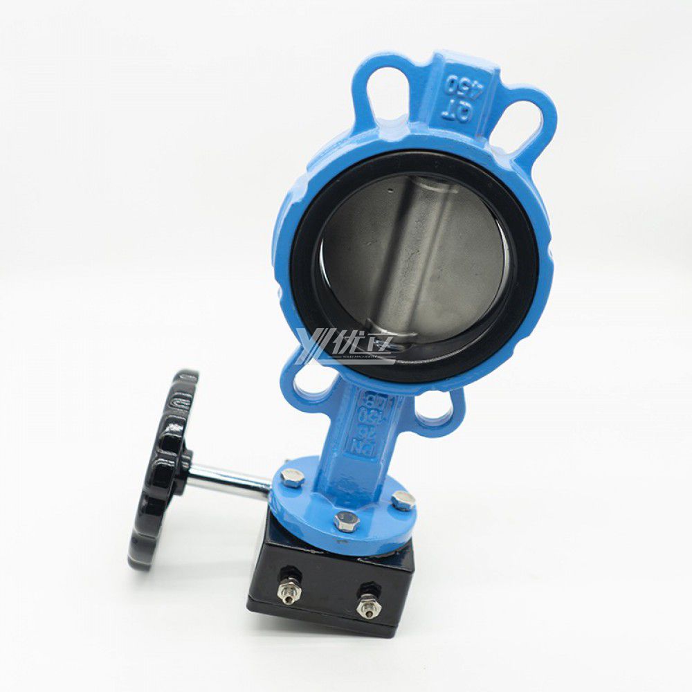 YOULI ANSI 150LB Stainless Steel 304 316 JIS 10K Pn10-16 WCB Water Gas Oil PTFE EPDM Worm Gear Center Wafer Butterfly Valve