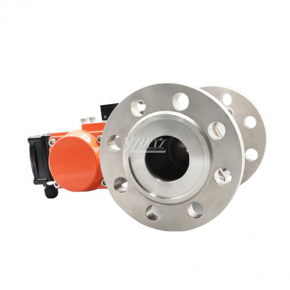 YOULI High Temperature  ANSI 150LB Stainless Steel 304 316 JIS 10K 1.6mpa WCB Pneumatic Actuator Three Piece Flanged Ball Valve