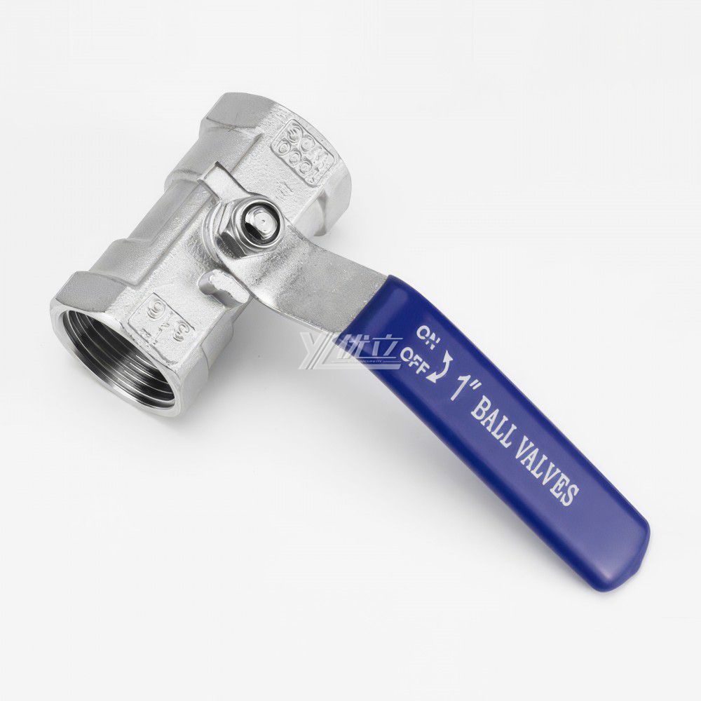 YOULI Quality-Assured Professional Grade NPT BSP 1000wog pn16 304 316 Stainless Steel manual one piece threaded Ball Valve