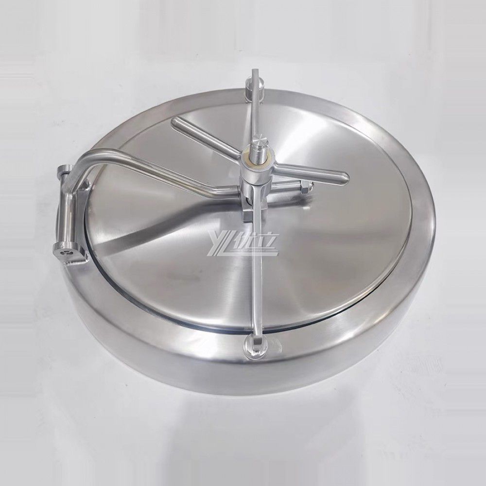 YOULI Best-in-Class Hygienic Food Grade SS 304 316L Stainless Steel Tanks Sanitary Oval Inward Flared Elliptical Manhole