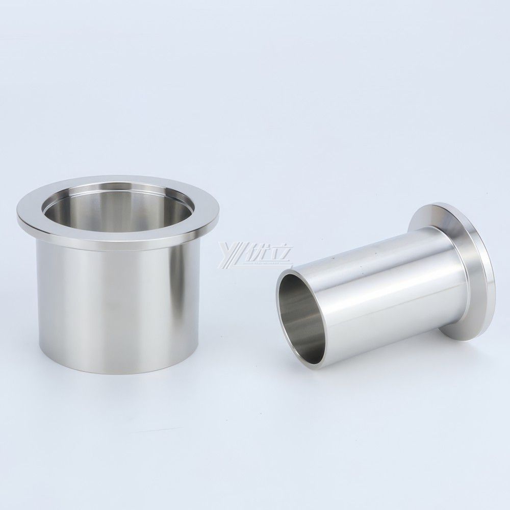 YOULI Hygienic Food Grade Sanitary Stainless Steel 304 316L KF KF25 KF40 KF50 Pipe Weld Tri Clamp Vacuum Ferrule