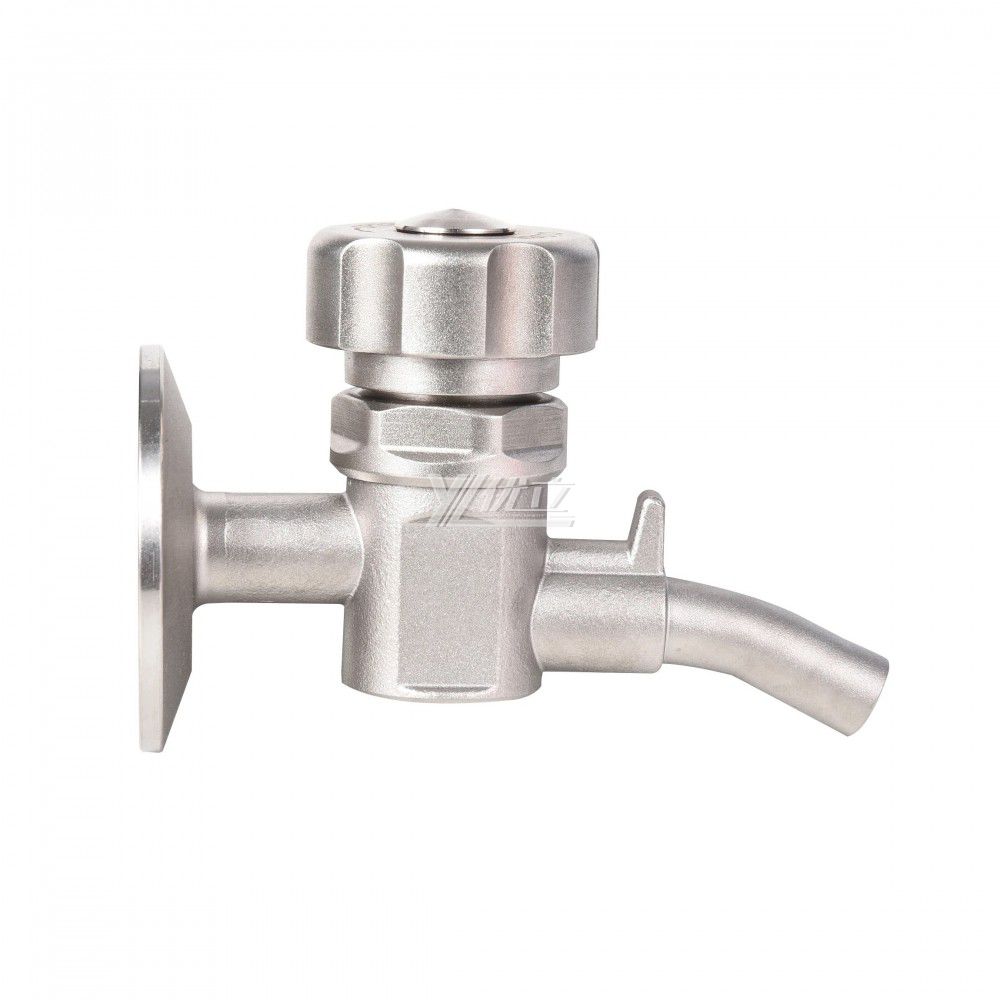 YOULI Hygienic Food Grade Sanitary Stainless Steel 304 316L Tri Clamped Manual Beer Fermentation Clamped Sample Valve