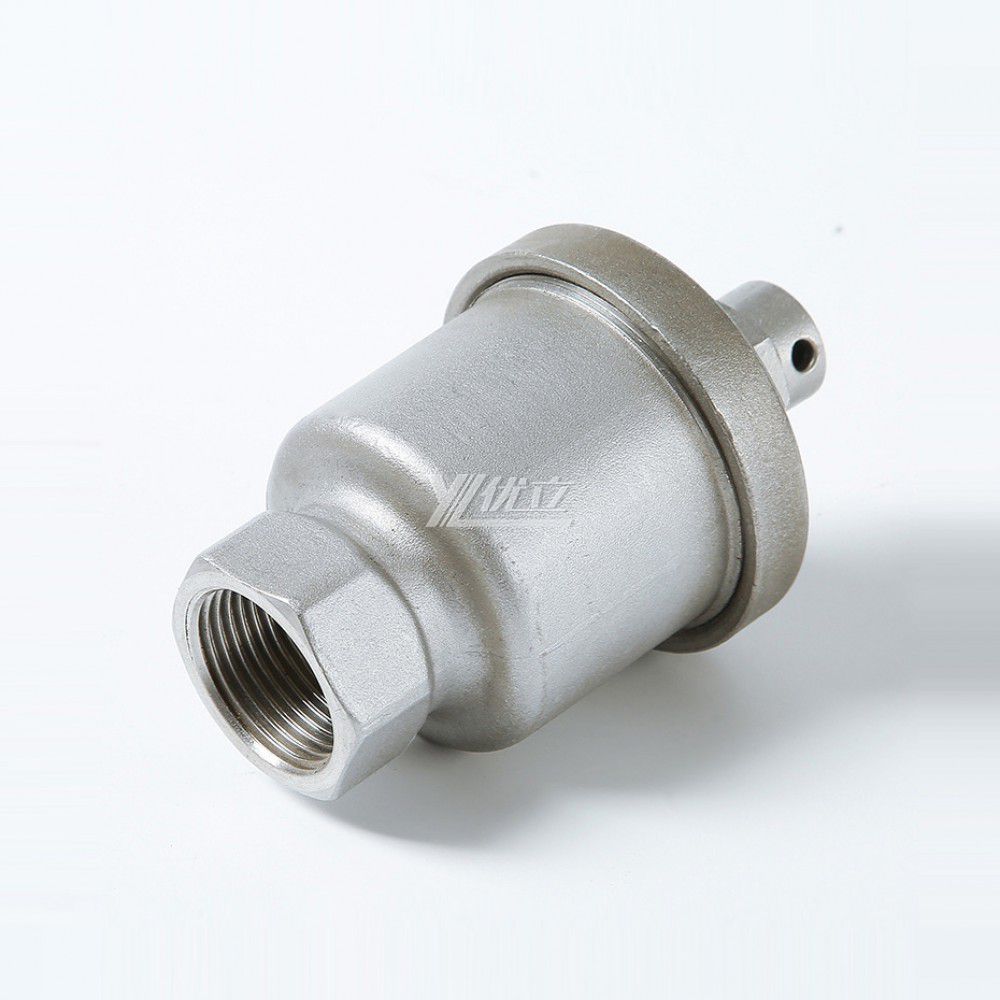 YOULI Precision Stainless Steel 1.6mpa 304 316 WCB NPT BSP RC P11 Auto air Female Threaded Exhaust Valve Vent Valve