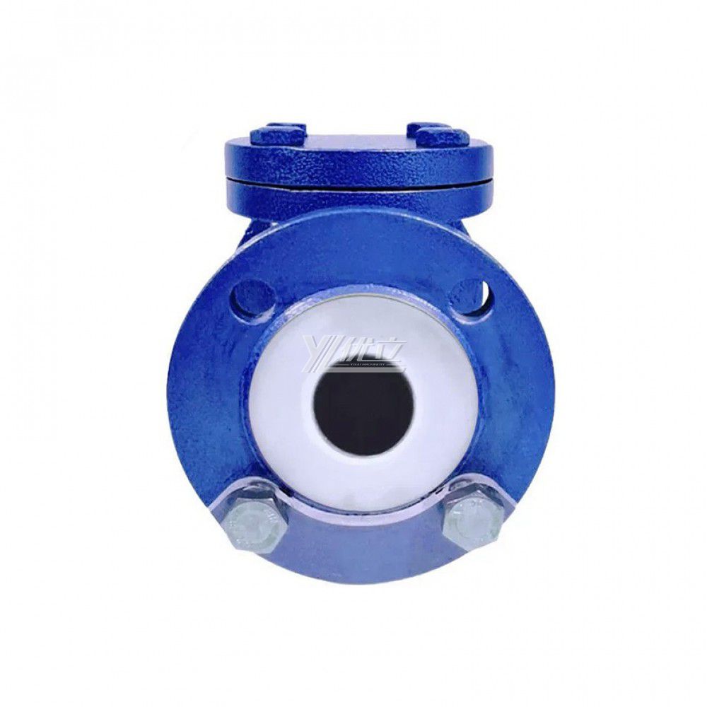 YOULI ANSI 150LB 304 316 1.6mpa Stainless Steel 304 316 WCB Fluorine Lining F4 F46 FEP PFA Lift Non-return Flanged Check Valve