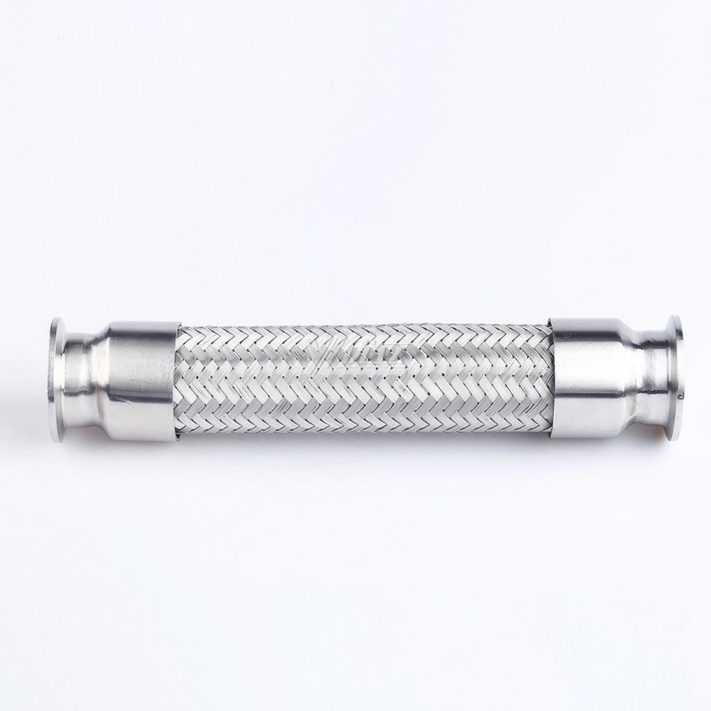 YOULI Food Grade Sanitary Stainless Steel 304 SS316L100-4000mm SMS DIN ISO 3A Pipe Fitting Tri-clamp Metal Hose Fitting