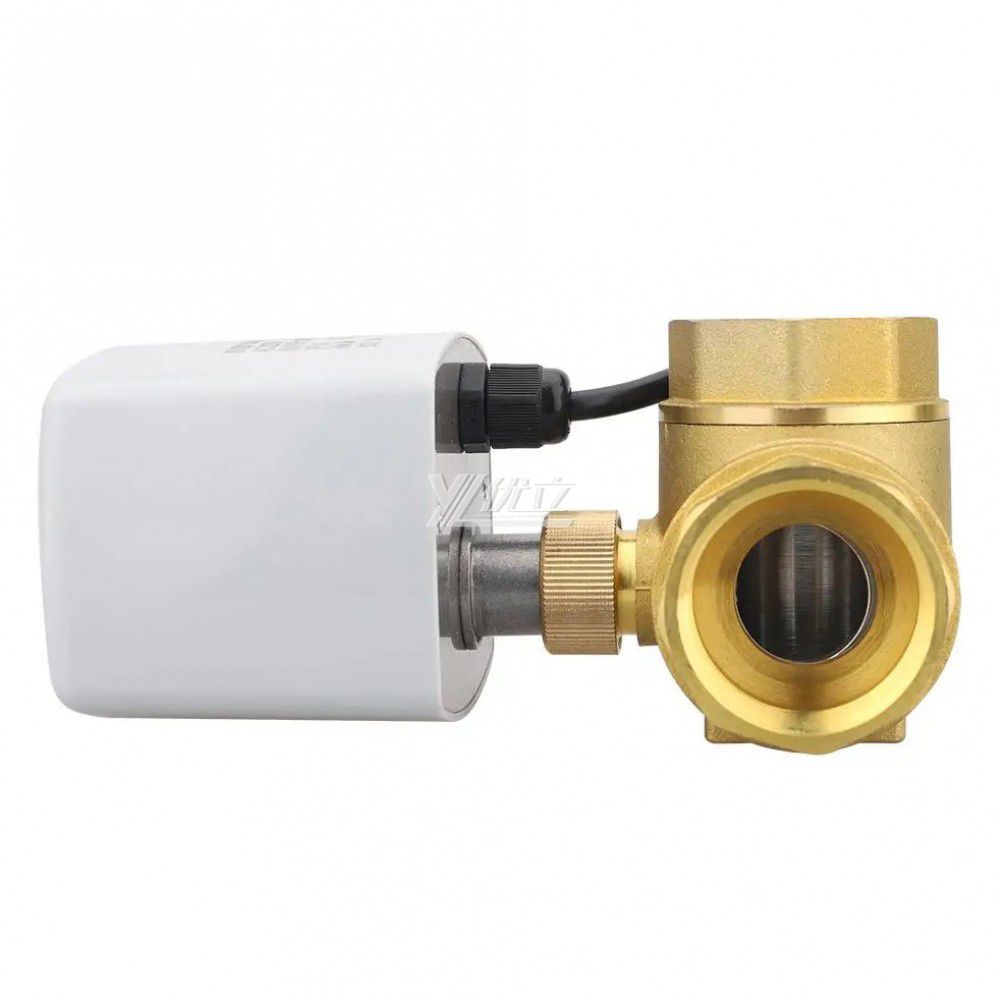 YOULI NPT BSP 1.6mpa Stainless Steel 304 Brass DC12V DC24V AC220V Mini Motorized Electric Three Way Thread Ball Valve