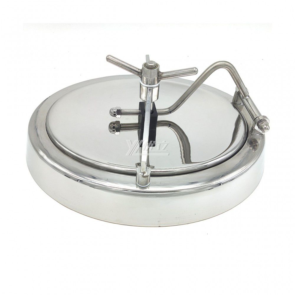 YOULI Best-in-Class Hygienic Food Grade SS 304 316L Stainless Steel Tanks Sanitary Oval Inward Flared Elliptical Manhole