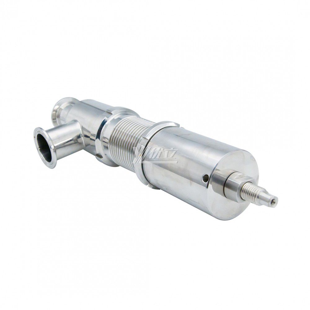 YOULI Kesselman Hygienic Food Grade Sanitary Stainless Steel 304 316L Tri Clamped Sanitary Safety Valve