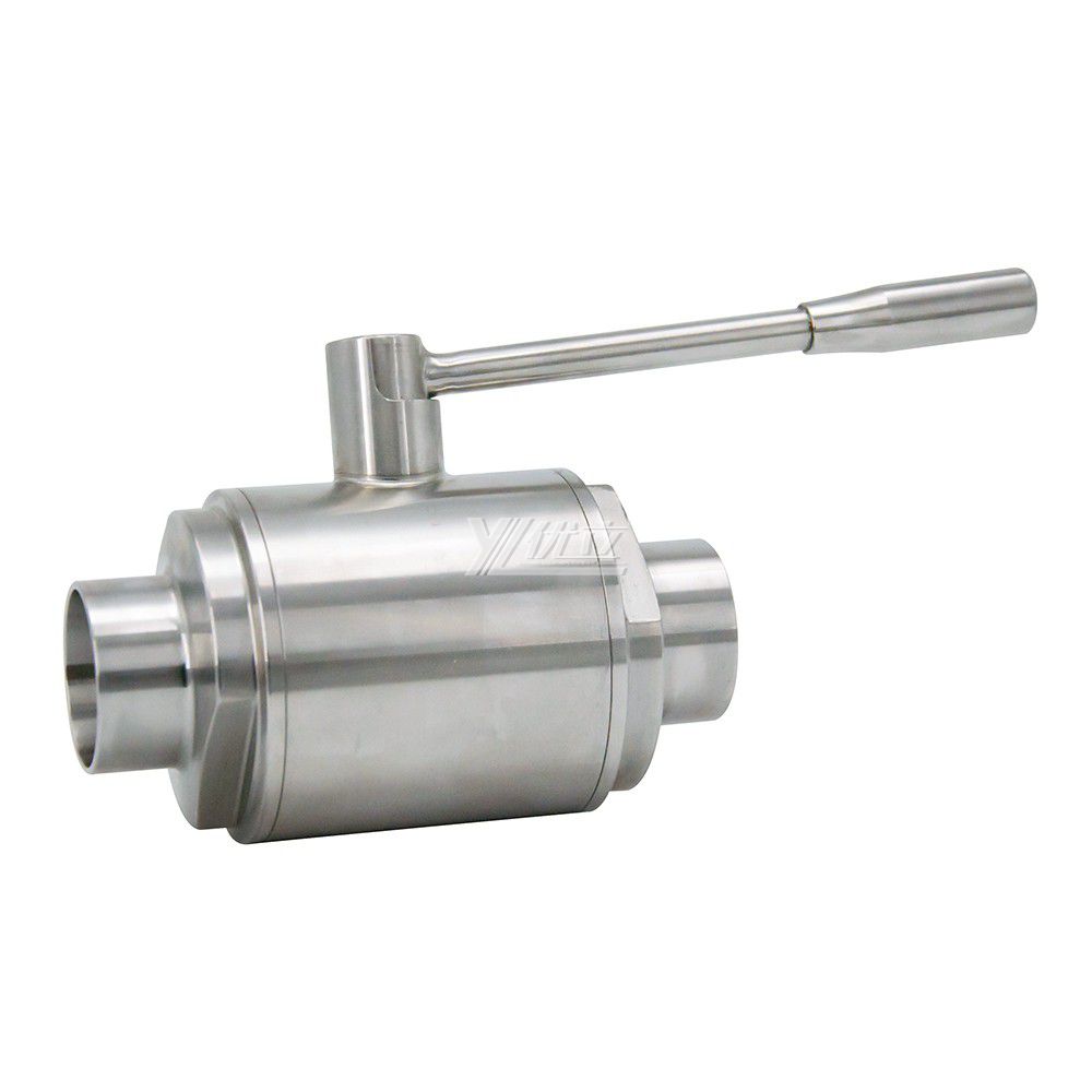 Stainless Steel SS304 Sanitary Weld Welding Straight Ball Valves