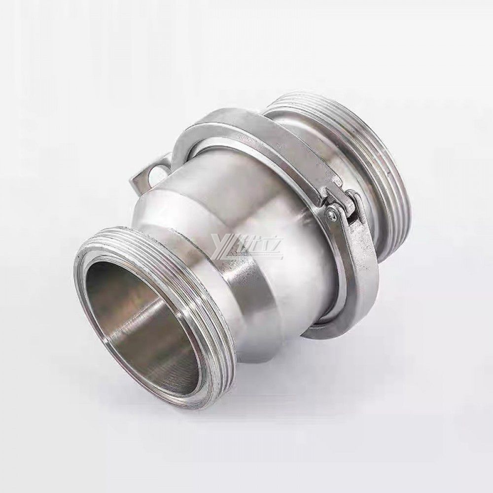 YOULI Hygienic Food Grade Sanitary Stainless Steel SMS Male Threading Check Valves