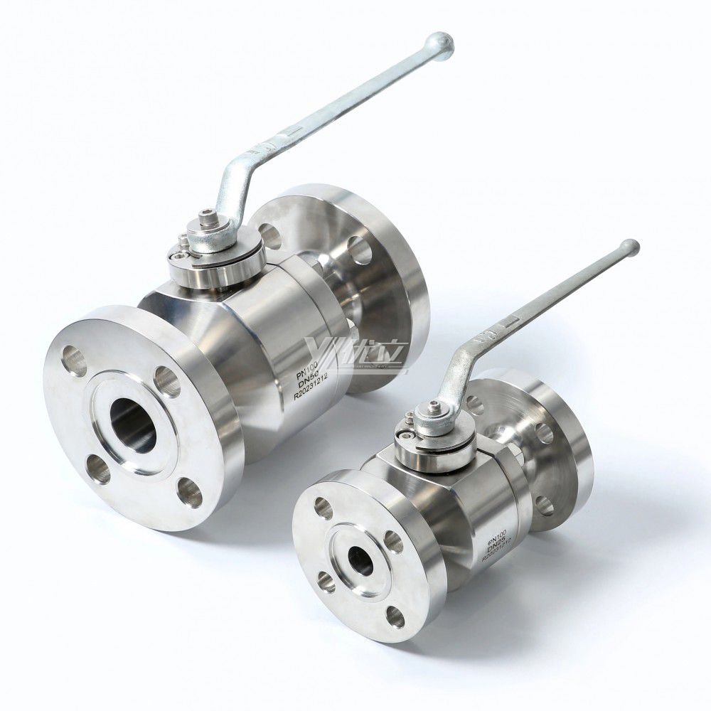 YOULI High Temperature Metal Seal High Pressure API ANSI150-1500LB Stainless Steel 304 316 A105 Forged 2PC Flanged Ball Valve